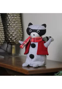 Buy 🔔 Roman 7" Animated Gray and Flannel Raccoon Tabletop 🔔 Christmas Decoration 🧨 -Cheap Lars Amadeus Shop Belk 3444