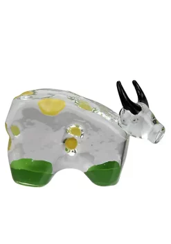 Best Sale 🔥 Roman Set of 6 Cotton 🍬 Candy Bull With Black Horns Collectible Glass Figurines 👏 -Cheap Lars Amadeus Shop Belk 3463