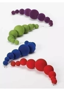 Brand new 🥰 Roman 10" Merry Holidaze Purple Velveteen Ball Swag 🎁 Christmas Ornament 👍