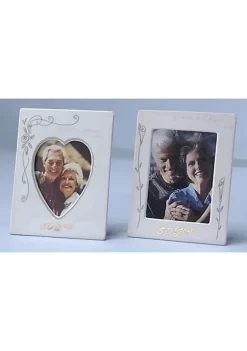 Promo โค๏ธ Roman Club Pack of 24 White 25th Silver Wedding Anniversary Photo Picture Frames 8" ๐