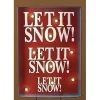 Buy 👏 Roman 34" Red and White Lighted "LET IT SNOW" 🎄 Christmas Sign Outdoor Decor ⭐