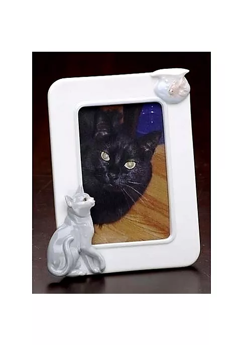 Deals 🔔 Roman Club Pack of 12 White Cat and Fish Tabletop Photo Frames 7.75" ✨ 2 Deals 🔔 Roman Club Pack of 12 White Cat and Fish Tabletop Photo Frames 7.75" ✨ - Image 2