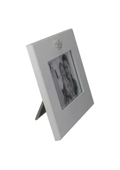 Hot Sale 🤩 Roman 4" x 6" White Wood Picture Frame with Faux Diamond Heart ⭐ -Cheap Lars Amadeus Shop Belk 3522