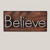 Top 10 🎉 Roman 9.5" Decorative Stained Wood "Believe" Nail Plaque Table or Wall Art Decoration 🌟