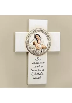 Brand new 🌟 Roman 8" Joseph's Studio Madonna and Child Religious Wall Cross Decoration 😍