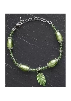 Buy ⭐ Roman Moments In Life "Health" Green Beaded Bracelet 🛒 -Cheap Lars Amadeus Shop Belk 3562