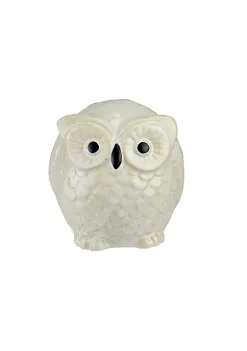 Coupon 💯 Roman 4.25" Pudgy Pals Wide Eyed Beige and Cream Owl Table Top Decorative Figure 🔥 -Cheap Lars Amadeus Shop Belk 3567