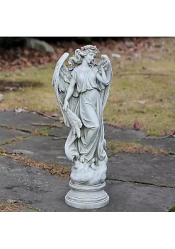 Cheapest ❤️ Roman 27.5" Joseph Studio Inspirational Angel Decorative Outdoor Garden Patio Statue 👍 -Cheap Lars Amadeus Shop Belk 3595