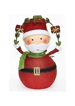 Wholesale 😍 Roman 24" Red and Green Musical Santa Claus with Gifts 🎅 Christmas Tabletop Figure 🌟