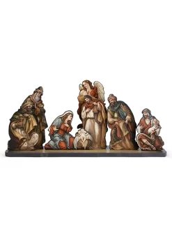 Cheap Lars Amadeus Shop 8 Coupon ๐ Roman 8pc Orange and Brown Nativity Die Cut Figures with Base ๐ Christmas Decoration 24" ๐
