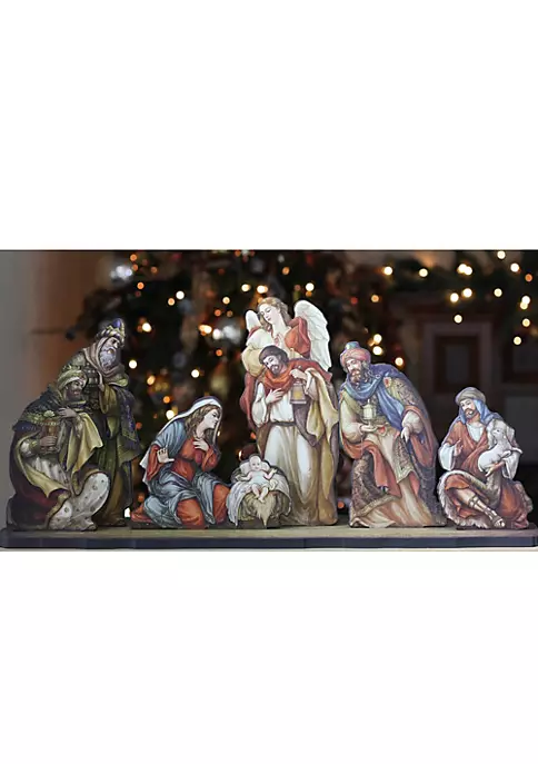 Coupon ๐ Roman 8pc Orange and Brown Nativity Die Cut Figures with Base ๐ Christmas Decoration 24" ๐ 2 Coupon ๐ Roman 8pc Orange and Brown Nativity Die Cut Figures with Base ๐ Christmas Decoration 24" ๐ - Image 2