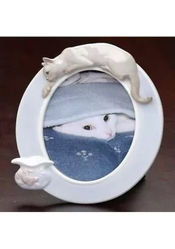 Best Pirce 😀 Roman Club Pack of 12 White Siamese Cat and Fish Oval Photo Frames 8" 👍 -Cheap Lars Amadeus Shop Belk 3620