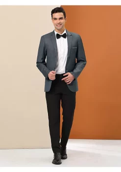 Best deal ✨ Lars Amadeus Men's Business Blazer Notch Lapel One Button Slim Fit Solid Sport 🧥 Coat 🛒 -Cheap Lars Amadeus Shop Belk 364