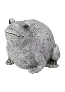 Best Pirce 👏 Roman 5.75" Ivory White and Brown Decorative Frog Figurine Outdoor Garden Statue 🔥