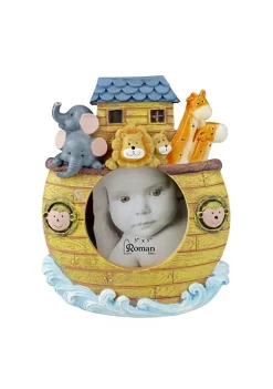 Best Pirce ⌛ Roman 6.5" Noah's Ark Religious Picture Frame 🧨