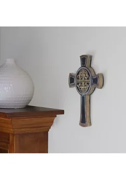 Hot Sale 🛒 Roman 9.25" Single Celtic Knot Designed Religious Wall Cross 🔥 -Cheap Lars Amadeus Shop Belk 3693