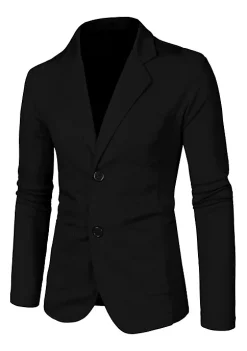 Coupon 🥰 Lars Amadeus Men's Casual Sports 🧥 Coat Slim Fit Lightweight Knit Blazer 🎉