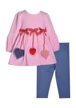 Promo ✔️ Bonnie Jean Baby 👧 Girls Valentine Heart Set 🎉
