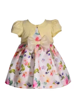 Brand new β Bonnie Jean Baby π§ Girls Short Sleeve Floral Bow Cardigan π Dress π₯°