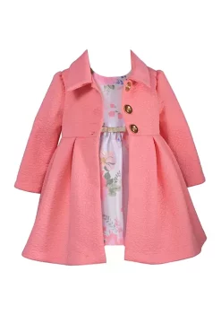 Top 10 ๐งจ Bonnie Jean Baby ๐ง Girls Long Sleeve Floral ๐งฅ Coat ๐ Dress ๐ฅ