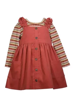 Cheap 😉 Bonnie Jean 👧 Girls 4-6x Corduroy Button Up Front 👗 Dress 🛒 -Cheap Lars Amadeus Shop Belk 3920