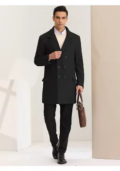 Discount 🤩 Lars Amadeus Men's Winter Overcoat Double Breasted Notched Lapel Mid-Length Pea 🧥 Coat ⭐ 10 Discount 🤩 Lars Amadeus Men's Winter Overcoat Double Breasted Notched Lapel Mid-Length Pea 🧥 Coat ⭐ -Cheap Lars Amadeus Shop Belk 395