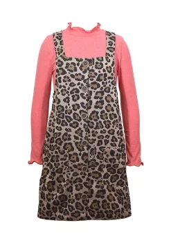Buy 👍 Bonnie Jean 👧 Girls 7-16 Long Sleeve Leopard Jumper 😀 -Cheap Lars Amadeus Shop Belk 4024