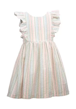 Coupon 😉 Bonnie Jean Baby 👧 Girls Sleeveless Seersucker Stripe 👗 Dress 😍
