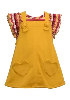 Best Pirce 🎁 Bonnie Jean Toddler 👧 Girls Flutter Sleeve Jumper 🔥