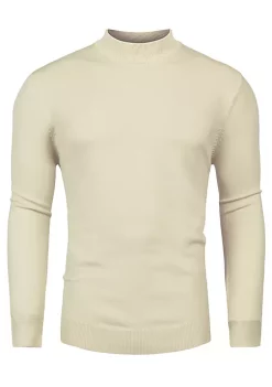 Wholesale 🔥 Lars Amadeus Men's Slim Fit Mock Turtleneck Neck Knit Pullover Lightweight Long Sleeves Basic Sweaters 🔥 -Cheap Lars Amadeus Shop Belk 408