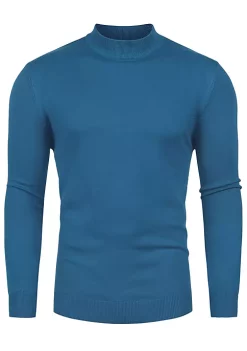 Wholesale 🔥 Lars Amadeus Men's Slim Fit Mock Turtleneck Neck Knit Pullover Lightweight Long Sleeves Basic Sweaters 🔥 -Cheap Lars Amadeus Shop Belk 409