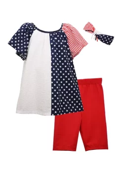 Cheap Lars Amadeus Shop 16 Best reviews of 🎁 Bonnie Jean Toddler 👧 Girls Star Stripe Bike Short Set 🥰