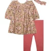 Coupon 🔔 Bonnie Jean Baby 👧 Girls Long Sleeve Smocked Floral Top and Leggings Set 😀
