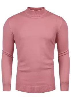 Wholesale 🔥 Lars Amadeus Men's Slim Fit Mock Turtleneck Neck Knit Pullover Lightweight Long Sleeves Basic Sweaters 🔥 -Cheap Lars Amadeus Shop Belk 414