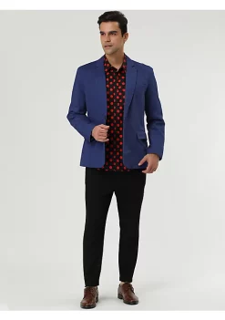 Best Sale 🎉 Lars Amadeus Men's Notched Lapel Button Slim Fit Casual Lightweight Sport 🧥 Coats Blazer 👏 -Cheap Lars Amadeus Shop Belk 417