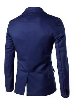 Best Sale 🎉 Lars Amadeus Men's Notched Lapel Button Slim Fit Casual Lightweight Sport 🧥 Coats Blazer 👏 -Cheap Lars Amadeus Shop Belk 419