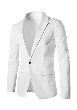 Best Sale 🎉 Lars Amadeus Men's Notched Lapel Button Slim Fit Casual Lightweight Sport 🧥 Coats Blazer 👏 -Cheap Lars Amadeus Shop Belk 429