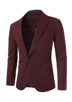 Best Sale 🎉 Lars Amadeus Men's Notched Lapel Button Slim Fit Casual Lightweight Sport 🧥 Coats Blazer 👏 -Cheap Lars Amadeus Shop Belk 432