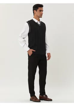 Best reviews of 🌟 Lars Amadeus Men's Classic Knitted Sleeveless V-Neck Pullover Sweater Vest 👏 -Cheap Lars Amadeus Shop Belk 440