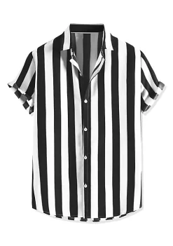 Hot Sale 🎉 Lars Amadeus Men's Stripe 👕 Shirt Short Sleeved Color Block Button Down Beach 👕 Shirt 🎉 16 Hot Sale 🎉 Lars Amadeus Men's Stripe 👕 Shirt Short Sleeved Color Block Button Down Beach 👕 Shirt 🎉 -Cheap Lars Amadeus Shop Belk 478