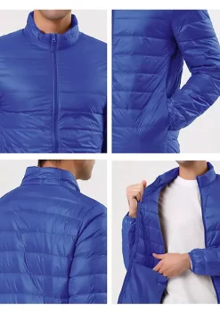 Top 10 👍 Lars Amadeus Men's Winter Stand Collar Zip Up Long Sleeves Padded 🧥 Coat Down Jacket ❤️ -Cheap Lars Amadeus Shop Belk 549