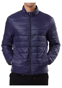 Top 10 👍 Lars Amadeus Men's Winter Stand Collar Zip Up Long Sleeves Padded 🧥 Coat Down Jacket ❤️ -Cheap Lars Amadeus Shop Belk 553