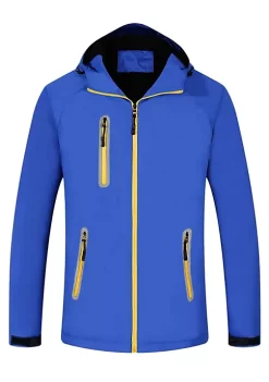 Deals 😉 Lars Amadeus Men's Windbreaker Fleece Lined Drawstring Hoodie Zipper Hiking Outdoor Jackets 🤩 -Cheap Lars Amadeus Shop Belk 599