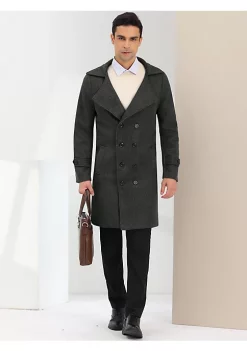 Hot Sale ✔️ Lars Amadeus Men's Winter Overcoat Double Breasted Lapel Collar Long Pea 🧥 Coat 🔔 11 Hot Sale ✔️ Lars Amadeus Men's Winter Overcoat Double Breasted Lapel Collar Long Pea 🧥 Coat 🔔 -Cheap Lars Amadeus Shop Belk 602