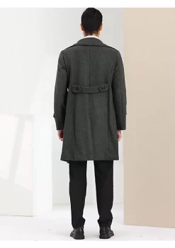 Hot Sale ✔️ Lars Amadeus Men's Winter Overcoat Double Breasted Lapel Collar Long Pea 🧥 Coat 🔔 13 Hot Sale ✔️ Lars Amadeus Men's Winter Overcoat Double Breasted Lapel Collar Long Pea 🧥 Coat 🔔 -Cheap Lars Amadeus Shop Belk 604