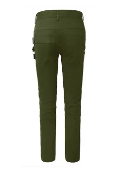 Deals 😍 Lars Amadeus Men's Casual Slim Fit Punk Gothic Pockets Patch Buckle Zipper Pants Trousers 👏 -Cheap Lars Amadeus Shop Belk 657