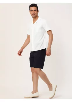 Promo 💯 Lars Amadeus Men's Linen 👕 Shirt 🌞 Summer Casual Camp Collar Short Sleeve Button Down Beach 👕 Shirts ⌛ -Cheap Lars Amadeus Shop Belk 665