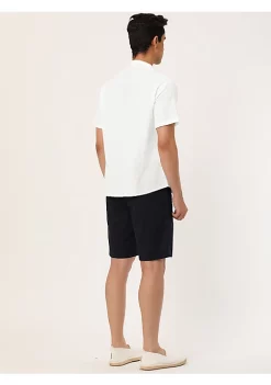 Promo 💯 Lars Amadeus Men's Linen 👕 Shirt 🌞 Summer Casual Camp Collar Short Sleeve Button Down Beach 👕 Shirts ⌛ -Cheap Lars Amadeus Shop Belk 666