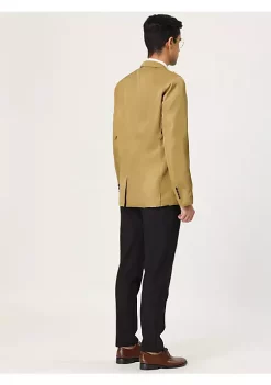 Outlet 🧨 Lars Amadeus Men's Formal Slim Fit Blazer Single Breasted One Button 👗 Dress Suit Sports 🧥 Coat 😉 -Cheap Lars Amadeus Shop Belk 677