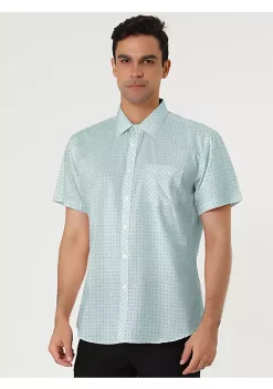 Deals 🥰 Lars Amadeus Men's Printed Cotton 👗 Dress Short Sleeves Polka Dots Button Down 👕 Shirt 👍 -Cheap Lars Amadeus Shop Belk 799